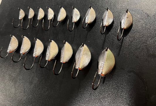 Sheepshead Tautog Jigs - Banana - uncoated