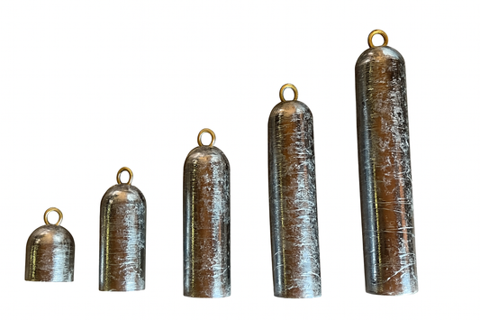 Flat bottom deep drop weights 1-5lb